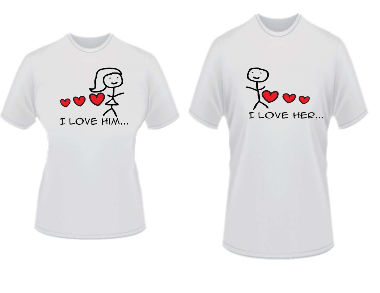 T-shirt di coppia romantiche (Foto 1 di 32) | 10eLOL