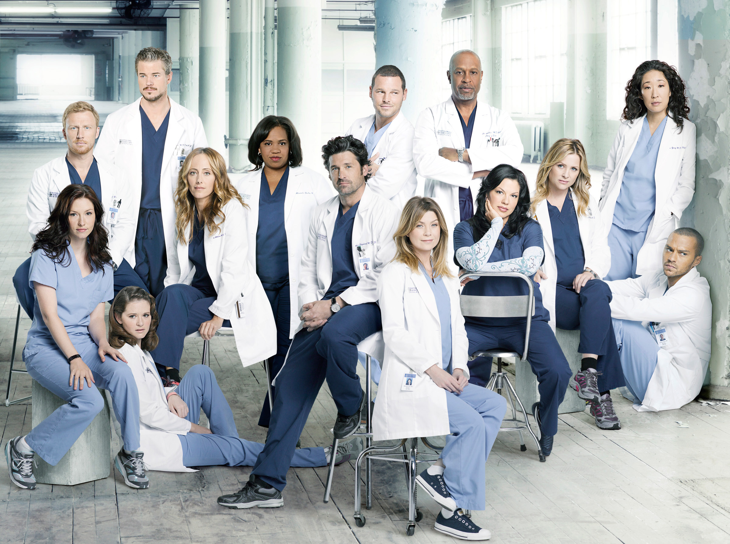 CHYLER LEIGH, KEVIN MCKIDD, SARAH DREW, ERIC DANE, KIM RAVER, CHANDRA WILSON, PATRICK DEMPSEY, JUSTIN CHAMBERS, ELLEN POMPEO, JAMES PICKENS JR., SARA RAMIREZ, JESSICA CAPSHAW, SANDRA OH, JESSE WILLIAMS