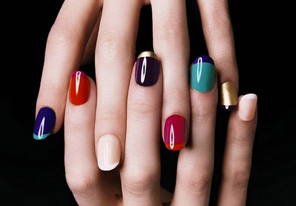 4Multicolor Fall Manicure