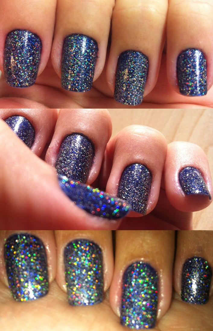 8 nail art glitterata