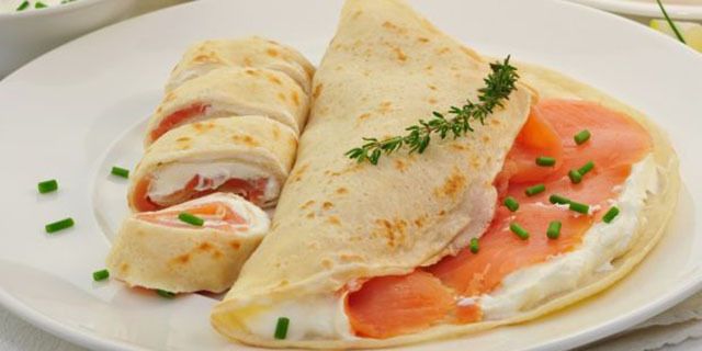 crepes salmone