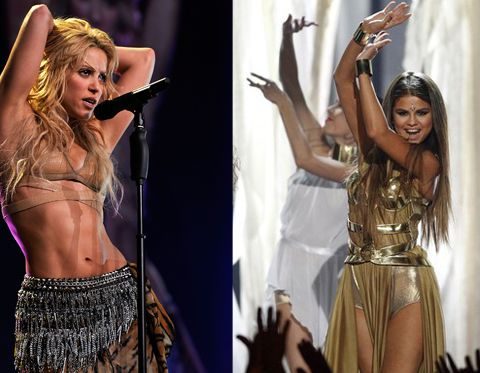 danza del ventre shakira selena gomez