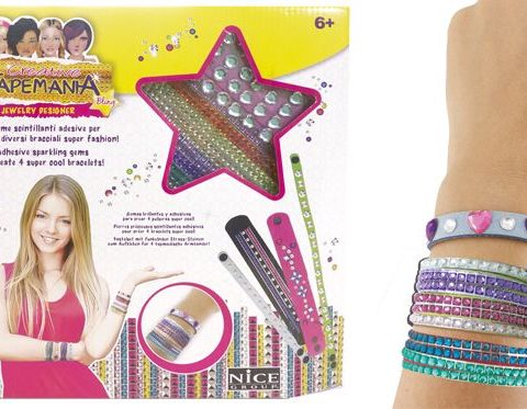 fai da te bracciali gemme tapemania bling