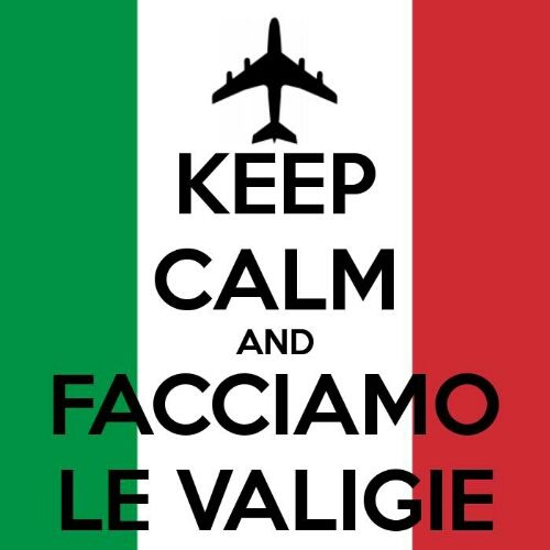 keep calm e facciamo le valigie